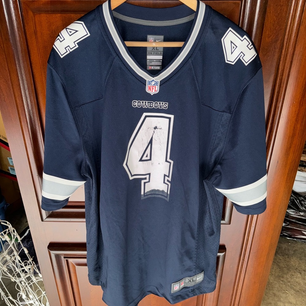 Nike NFL On Field Dallas Cowboys Dak Prescott Football Jersey